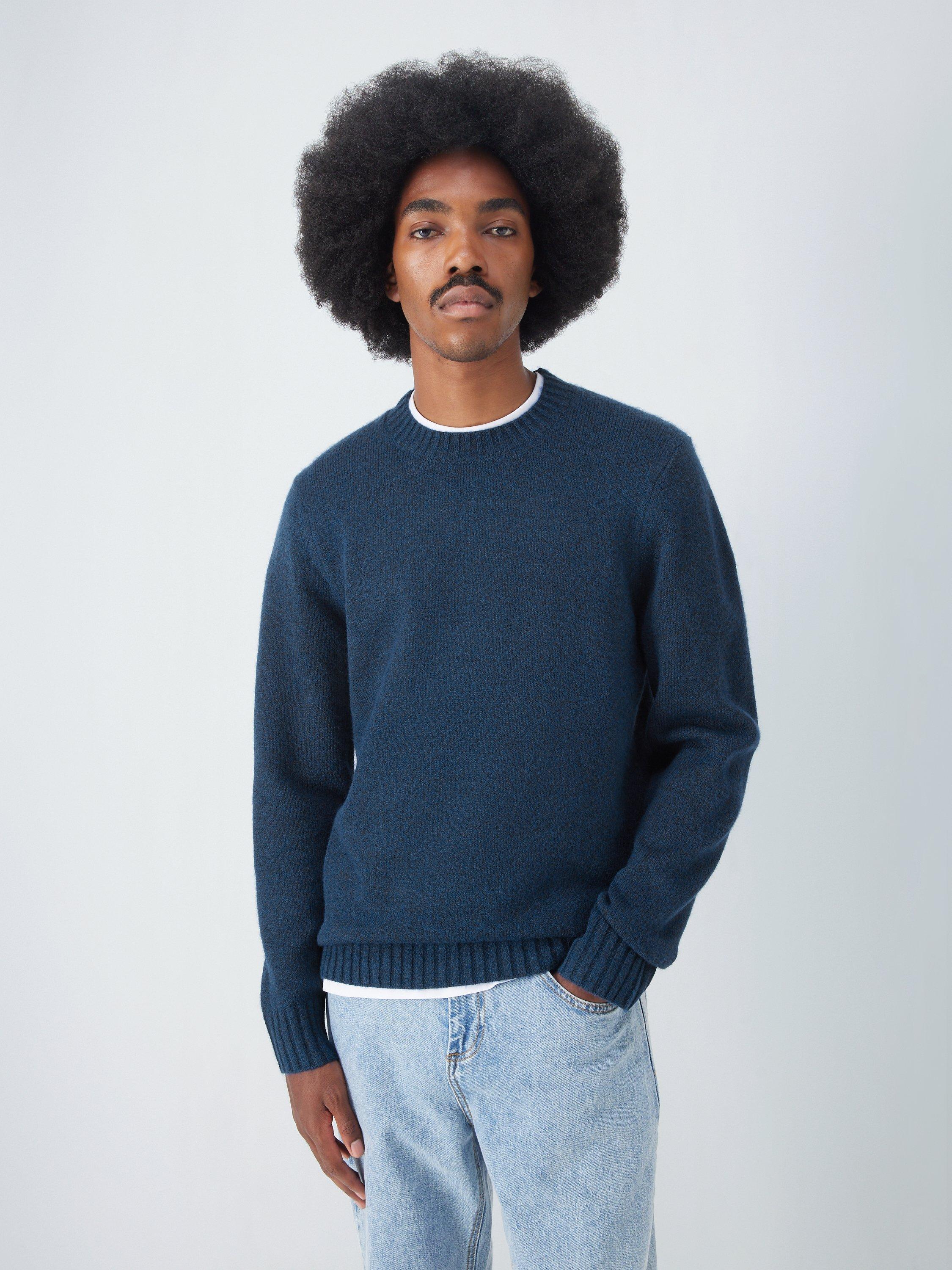 John Lewis ANYDAY Recycled Polyester with Wool Crew Neck Jumper