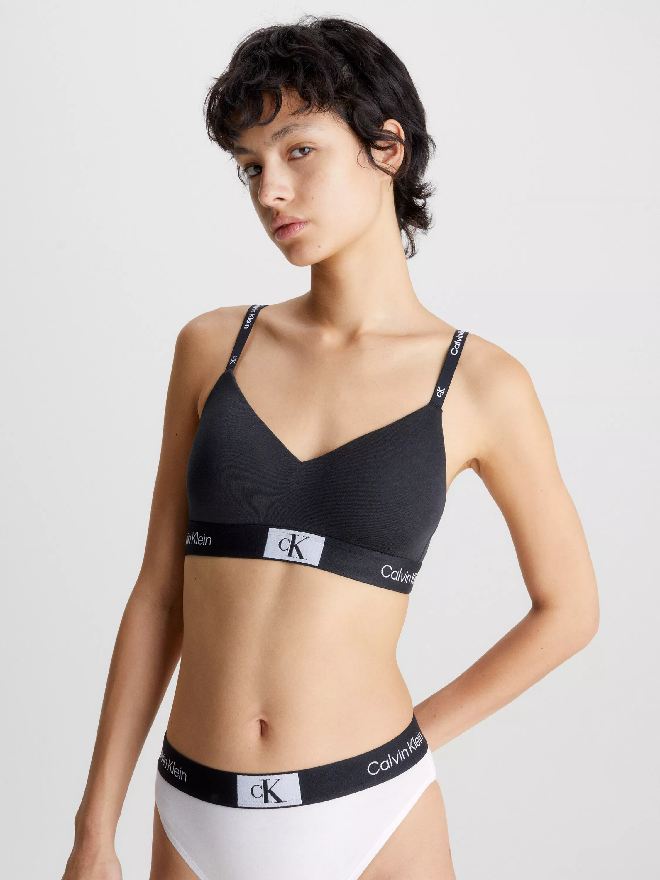 Calvin Klein String Bralette Black