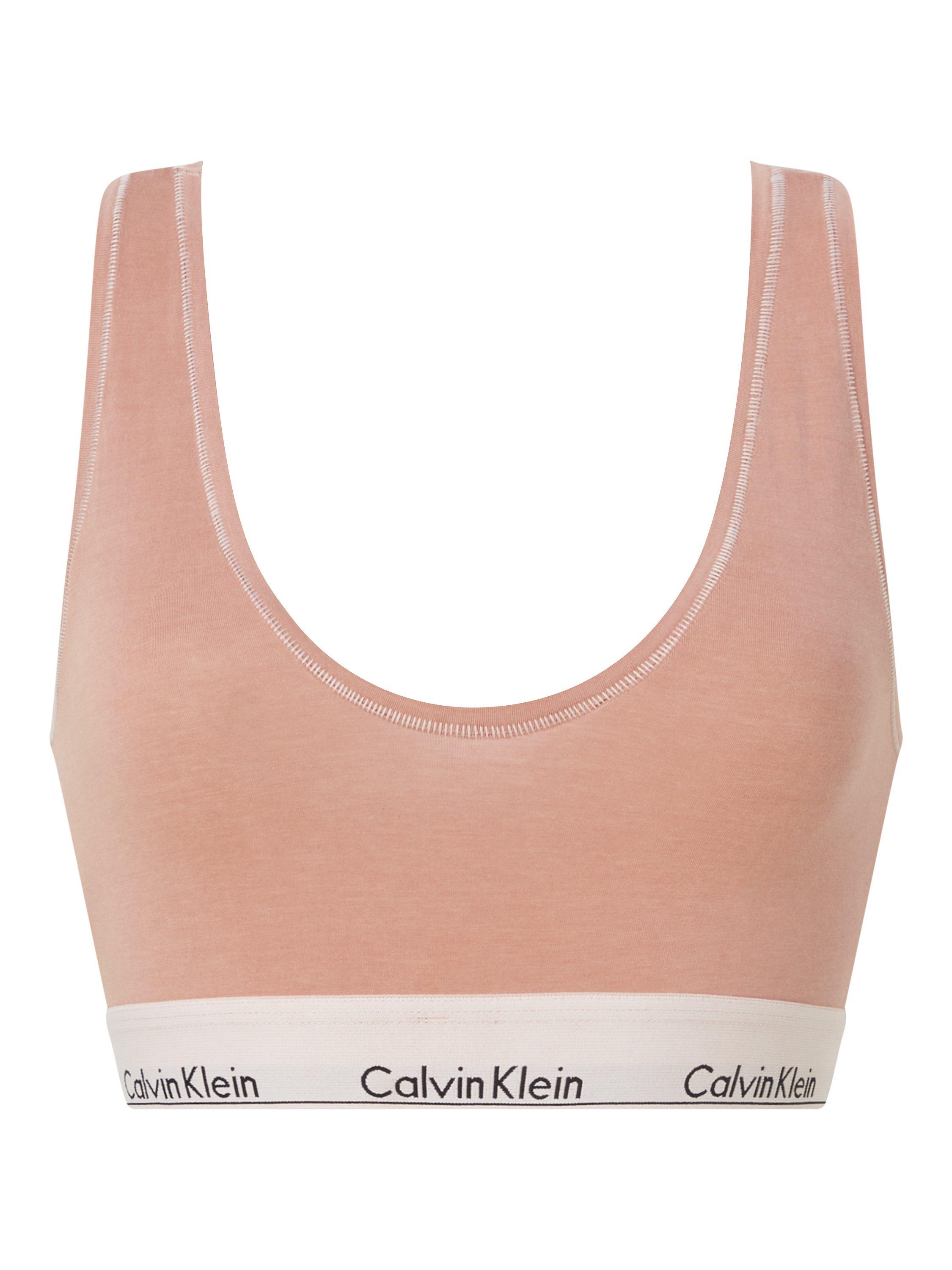 Calvin Klein Mineral Dye Bralette, Rust