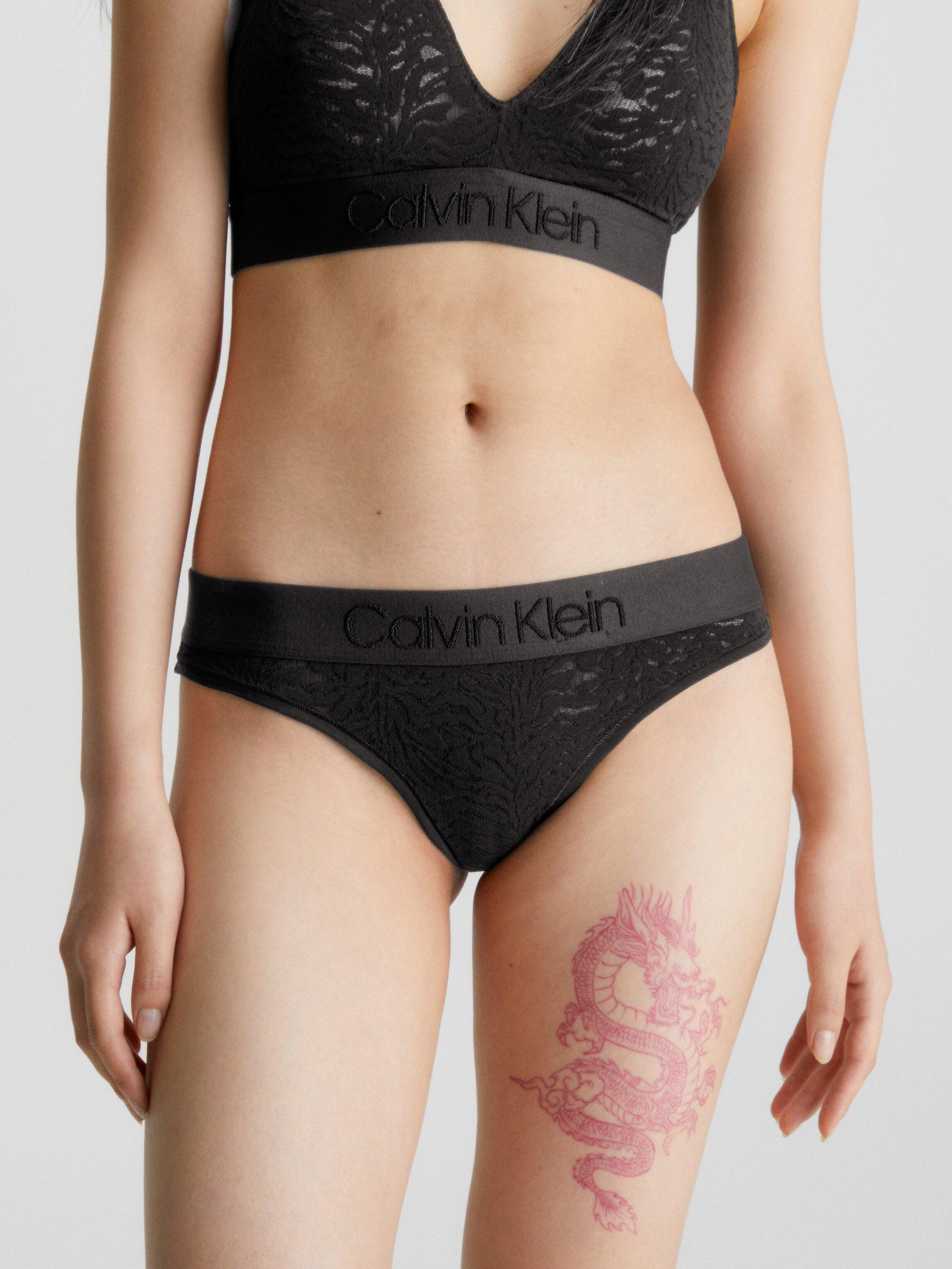 Calvin Klein Instrinsic Thong, Black