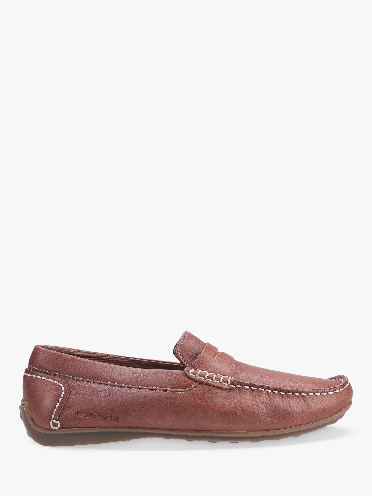 Hush Puppies Roscoe Leather Loafers, Brown