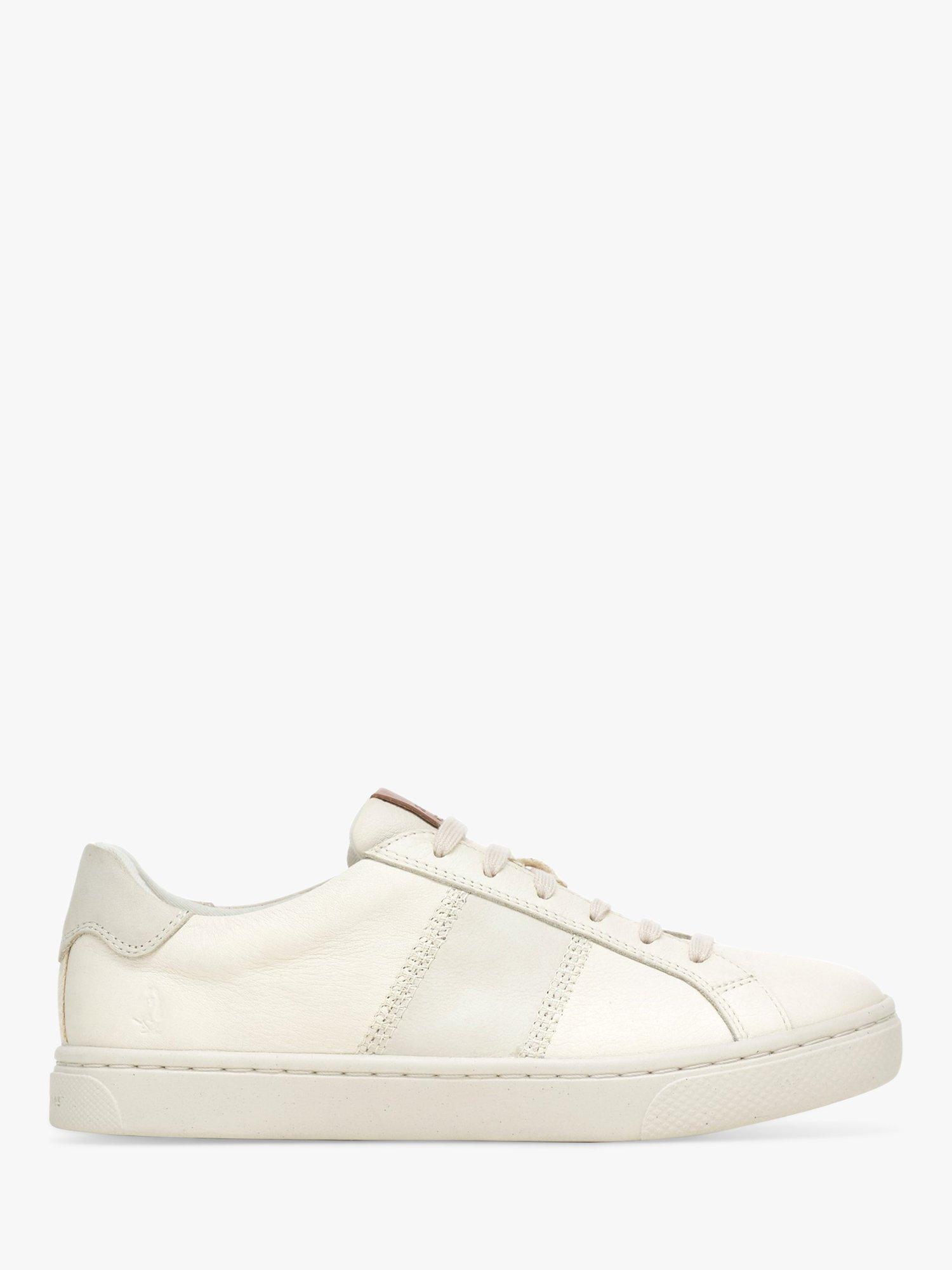 Hush Puppies Leather The Good Low Top Trainers, White