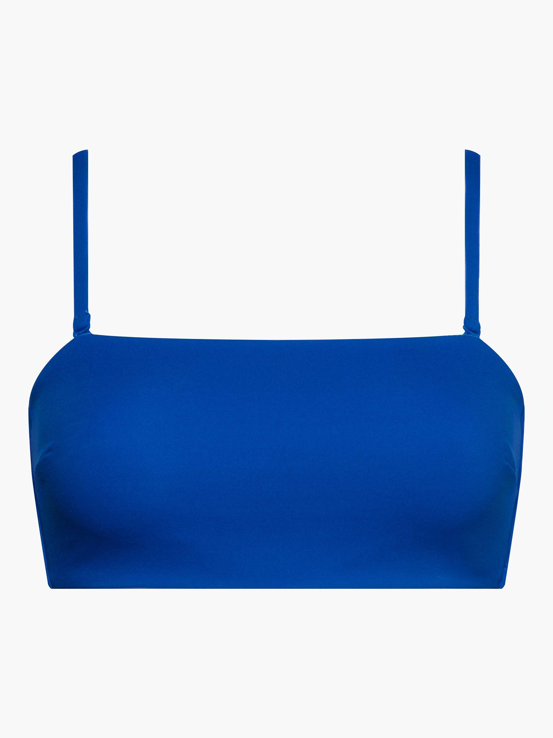 Calvin Klein Bandeau Bikini Top, Blue