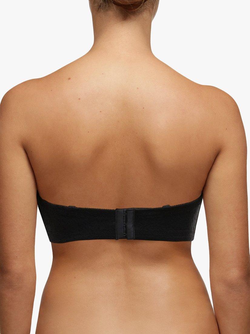 Product image 2 of 7, which shows Chantelle Norah Comfort Strapless Bra, Black, 38DD