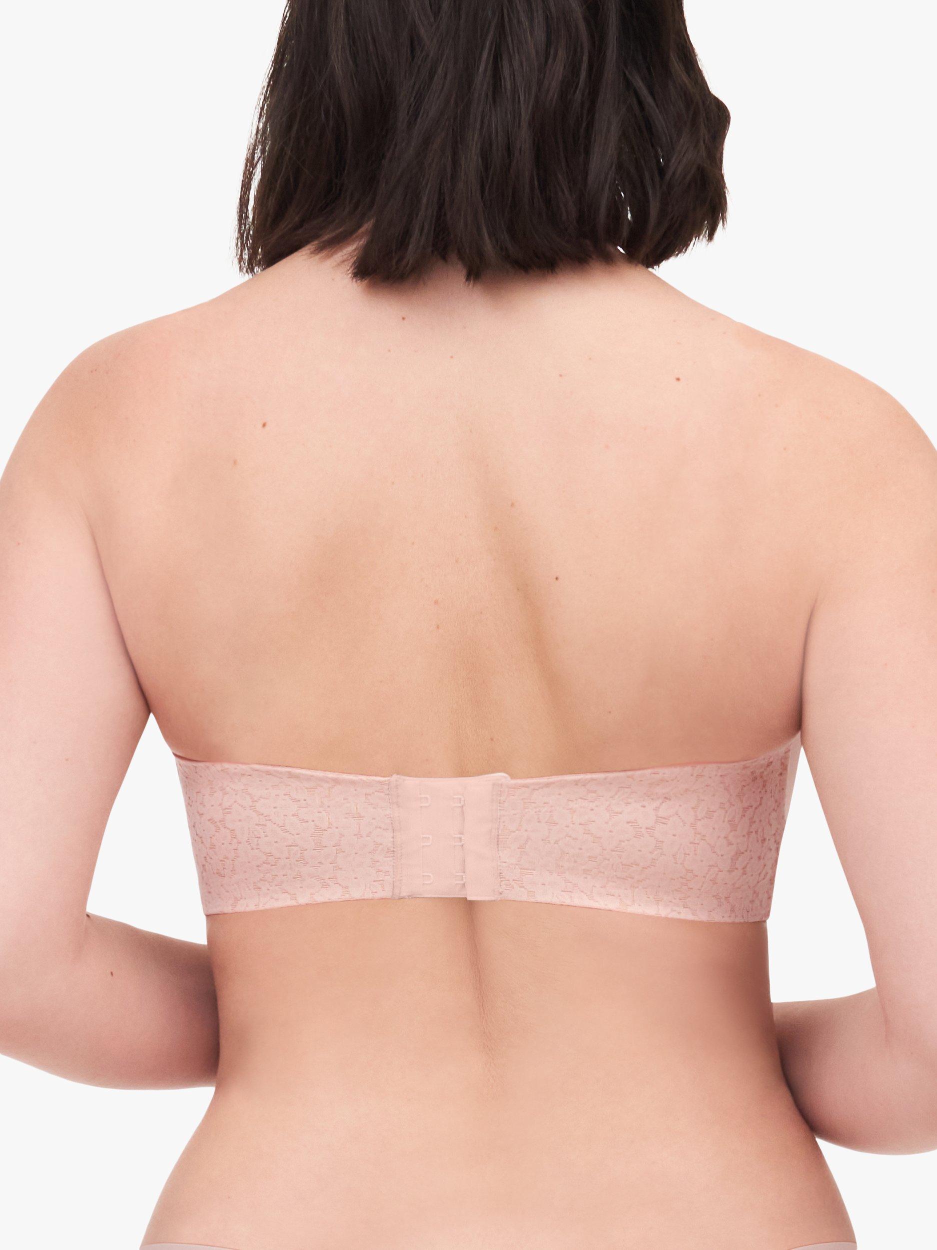 Product image 2 of 7, which shows Chantelle Norah Comfort Strapless Bra, Soft Pink, 32D