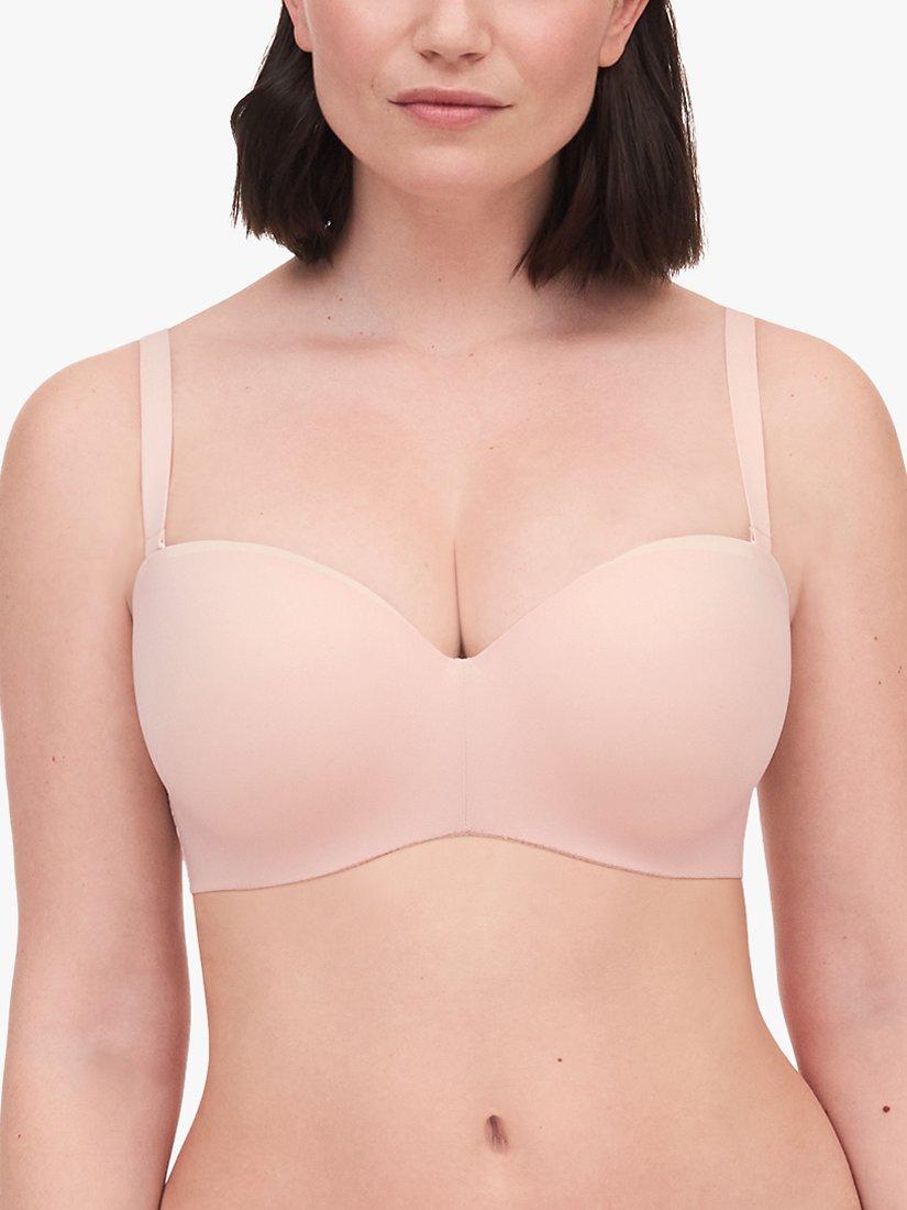 Product image 5 of 7, which shows Chantelle Norah Comfort Strapless Bra, Soft Pink, 32D