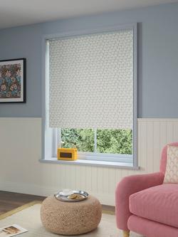 John Lewis Anya Blackout/Thermal Roller Blind - view 2, Green Jade