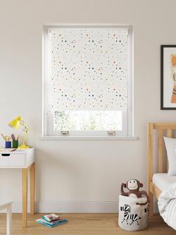 John Lewis Space Stars Blackout/Thermal Roller Blind, Multi, Multi