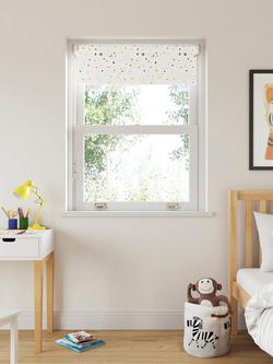 John Lewis Space Stars Blackout/Thermal Roller Blind, Multi - view 2, Multi