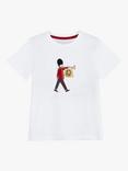 Trotters Kids' Cotton Guardsmen T-Shirt, White