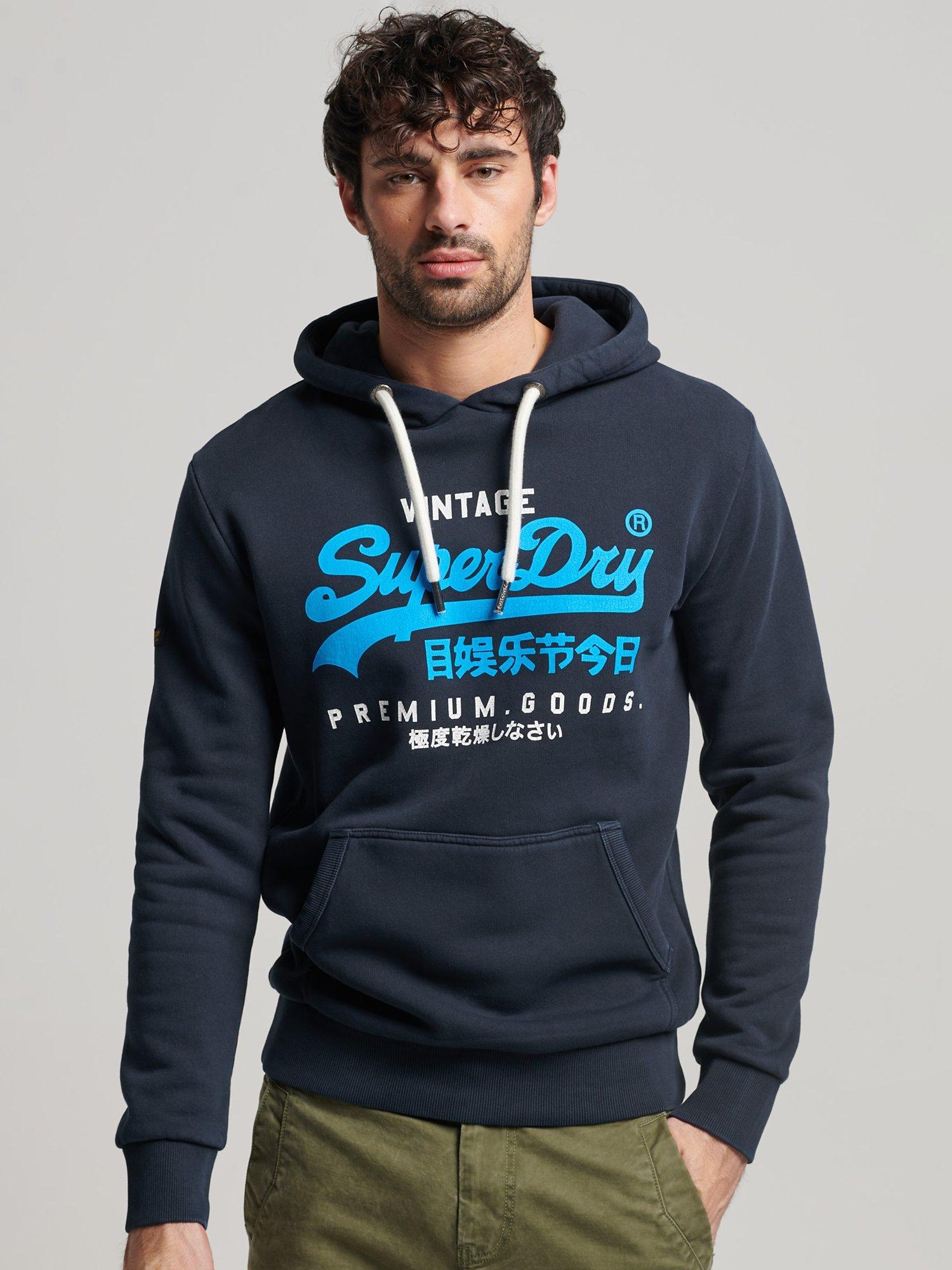 Superdry Vintage Logo Premium Overdyed Hoodie