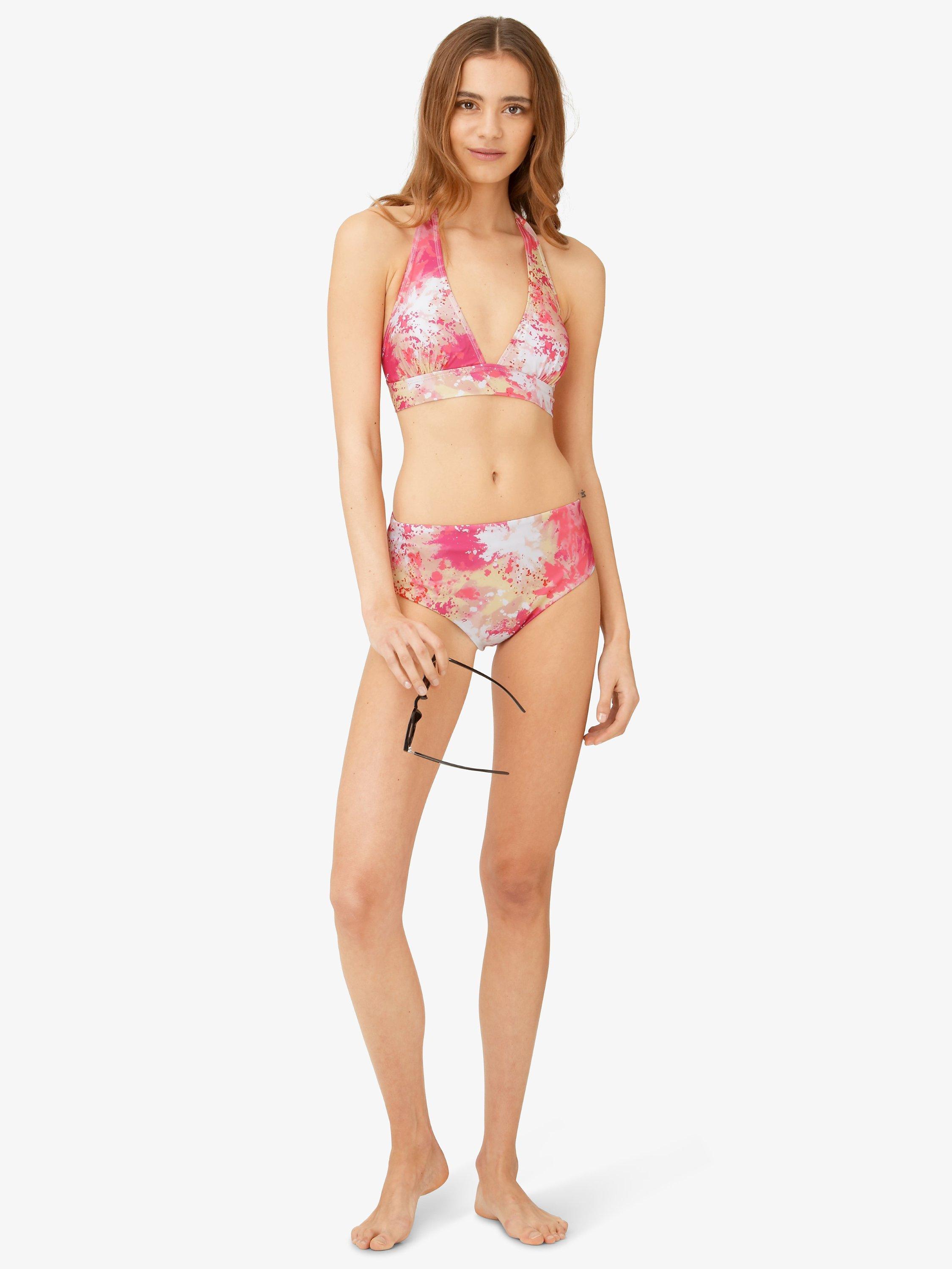 Unmade Copenhagen Shelby Bikini Top, Print Rose, L