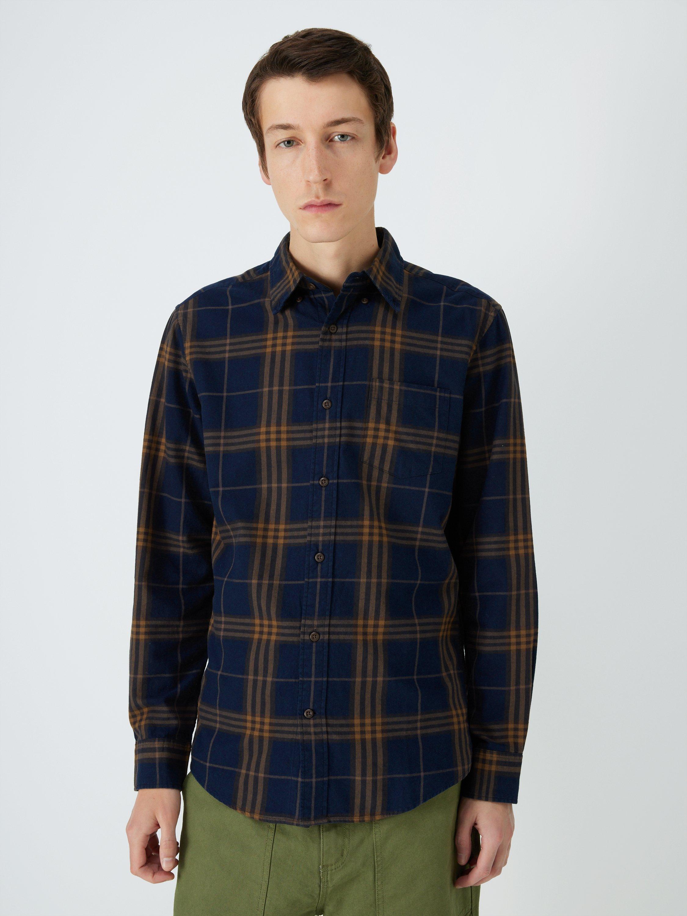 John Lewis Regular Fit Triple Check Shirt