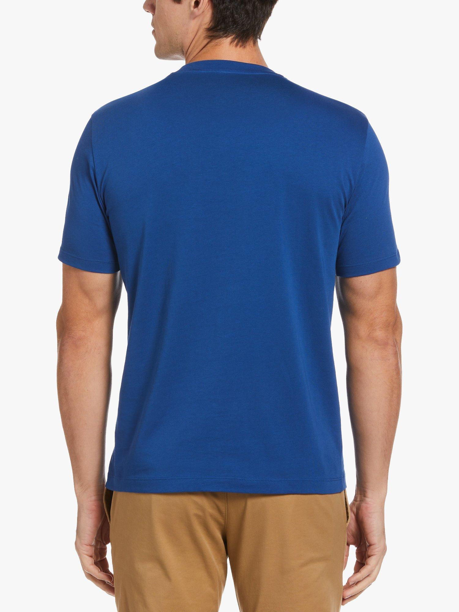 Product image 2 of 3, which shows Original Penguin Pin Point Embroidery T-Shirt, 498 Limoges, S