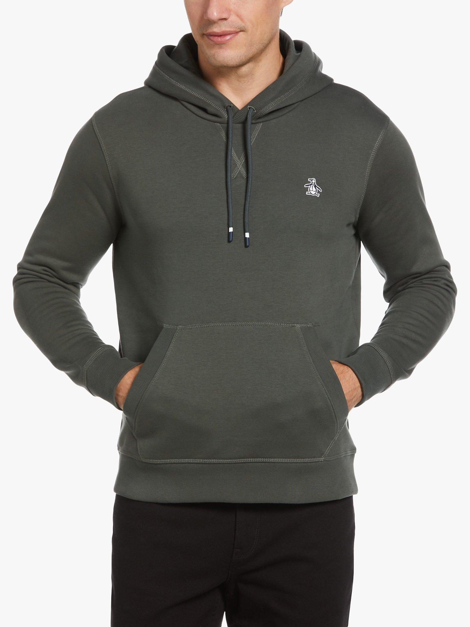 Original Penguin Sticker Pete Organic Cotton Blend Hoodie, 051 Urban Chic