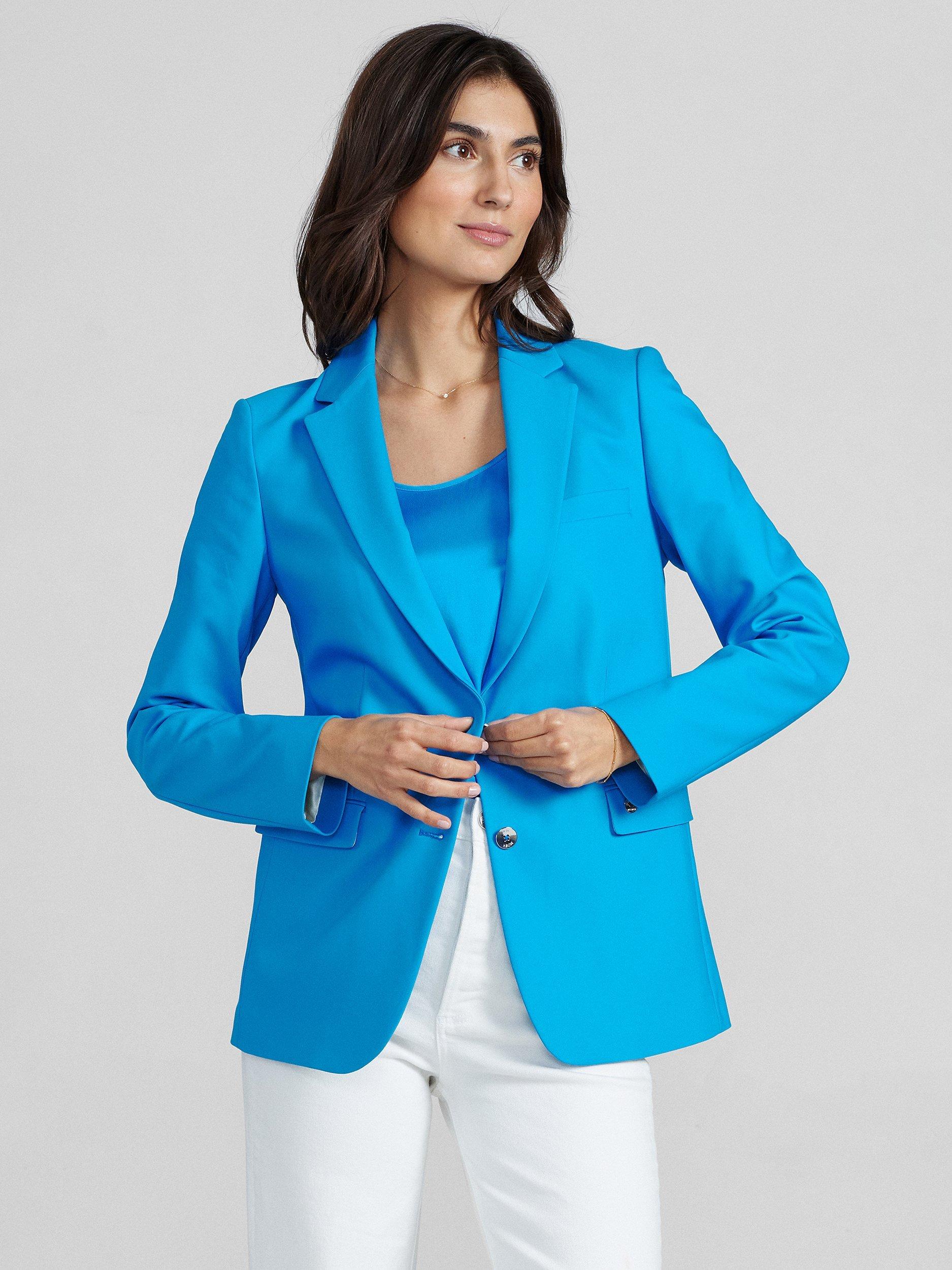 MOS MOSH Mary Night Blazer, Blue Aster