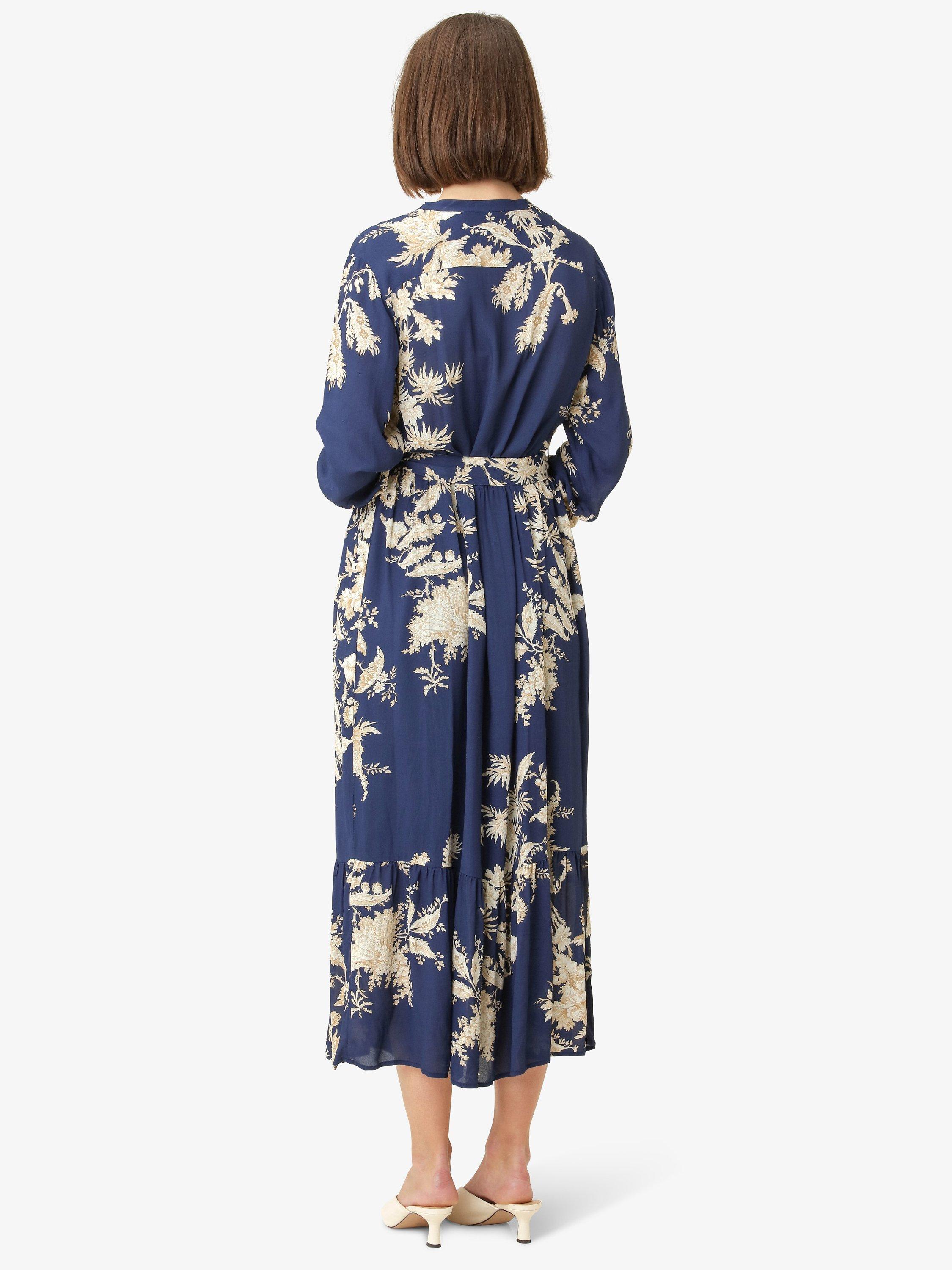 Product image 2 of 7, which shows Noa Noa Philippa Floral Shirt Dress, Blue/Beige, 6