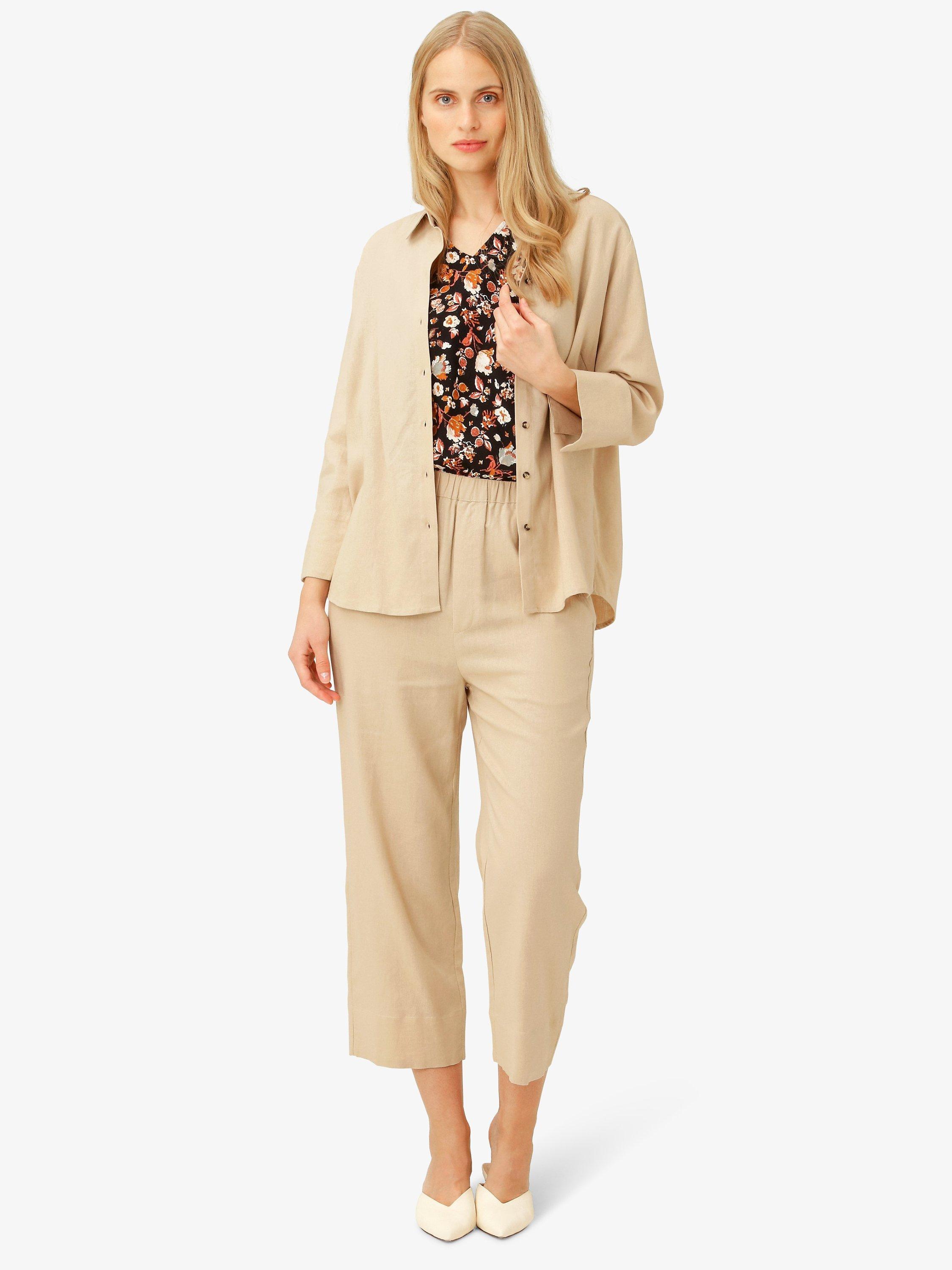 Noa Noa Amira Linen Blend Shirt, Irish Cream