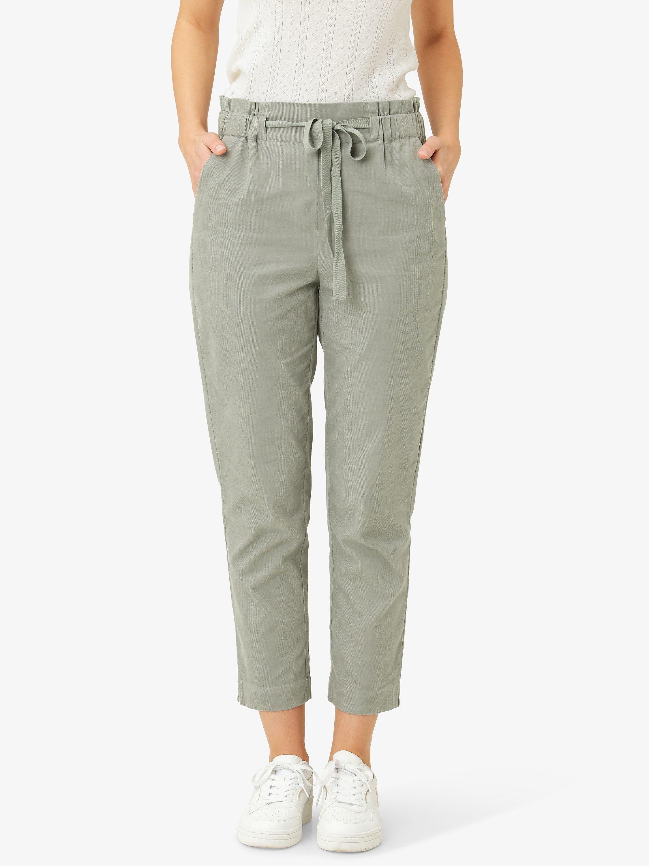 Noa Noa Tori Cotton Trousers, Shadow