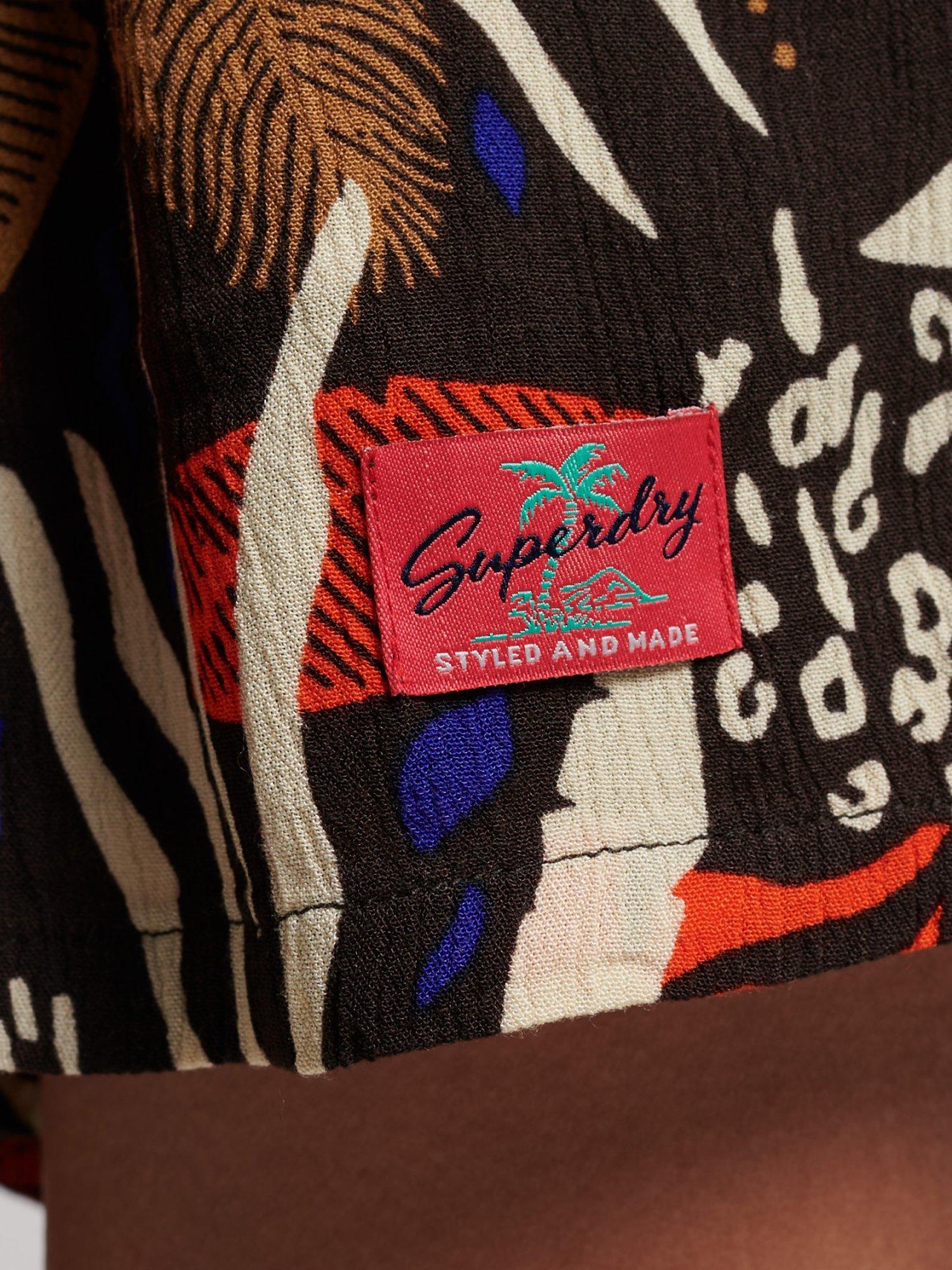 Product image 4 of 7, which shows Superdry Vintage Beach Playsuit, I See You Print, 6