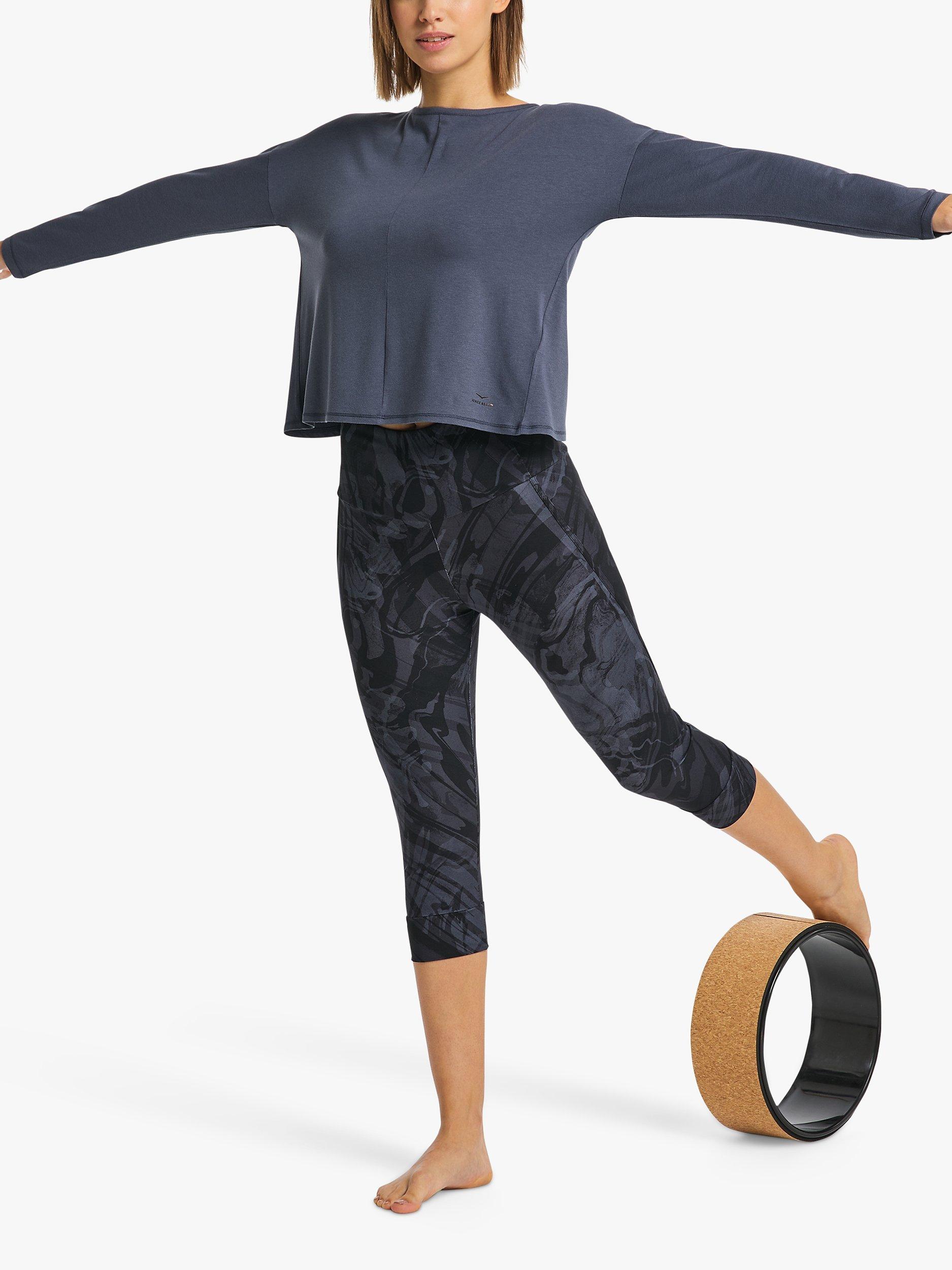 Product image 3 of 7, which shows Venice Beach Ila Cross Back Sports Sweatshirt, Blue Smoke, XL