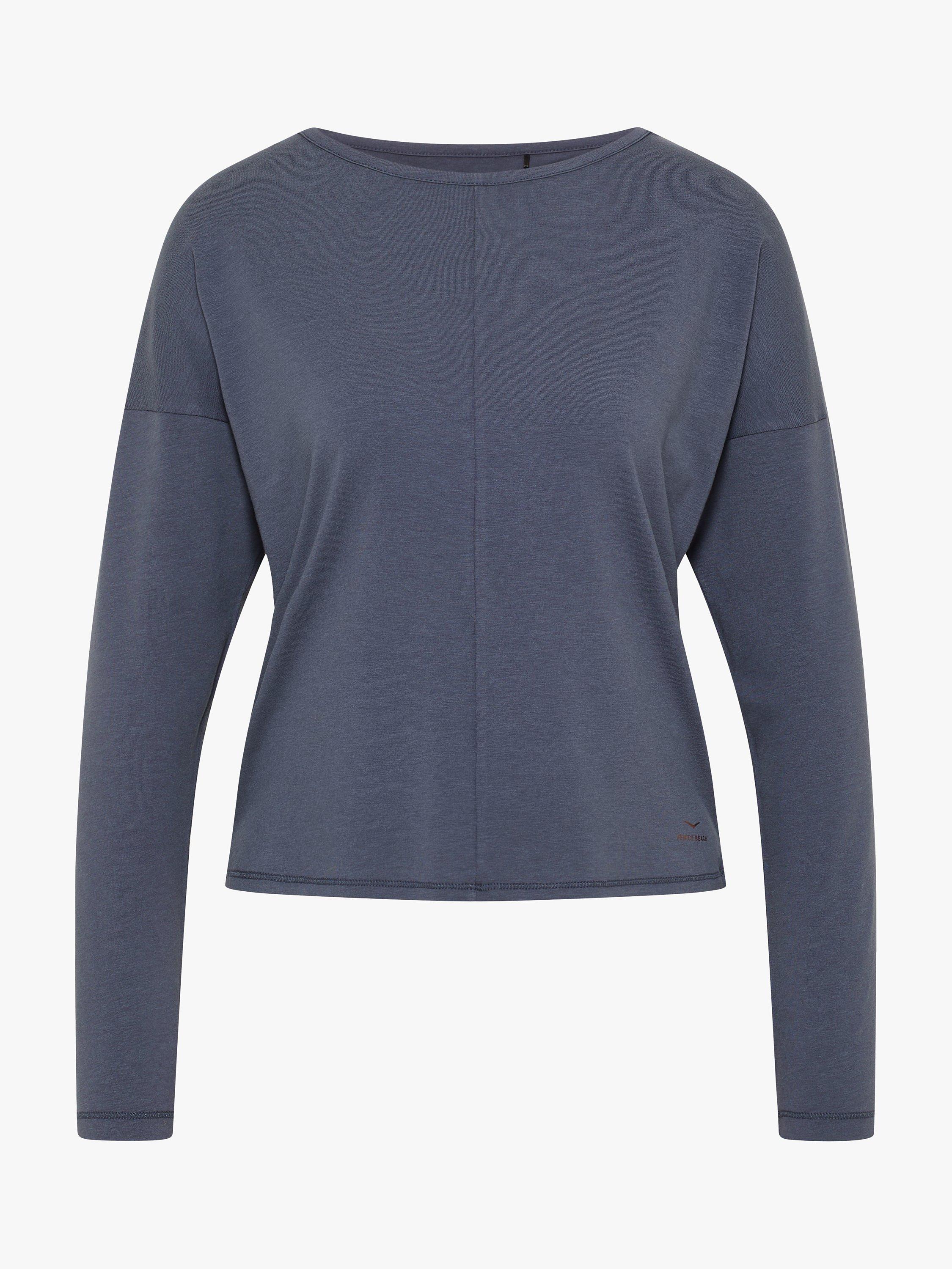 Product image 4 of 7, which shows Venice Beach Ila Cross Back Sports Sweatshirt, Blue Smoke, XL