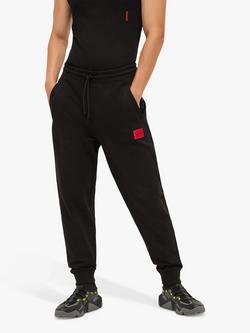 HUGO Doak Logo Joggers, Black, Black
