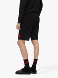 HUGO Diz Cotton Sweat Shorts, Black