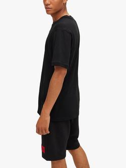 HUGO Diragolino Logo T-Shirt - view 2, Black