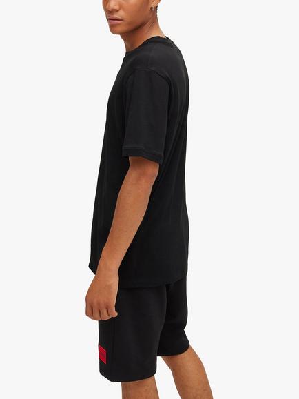 HUGO Diragolino Logo T-Shirt - view 2, Black