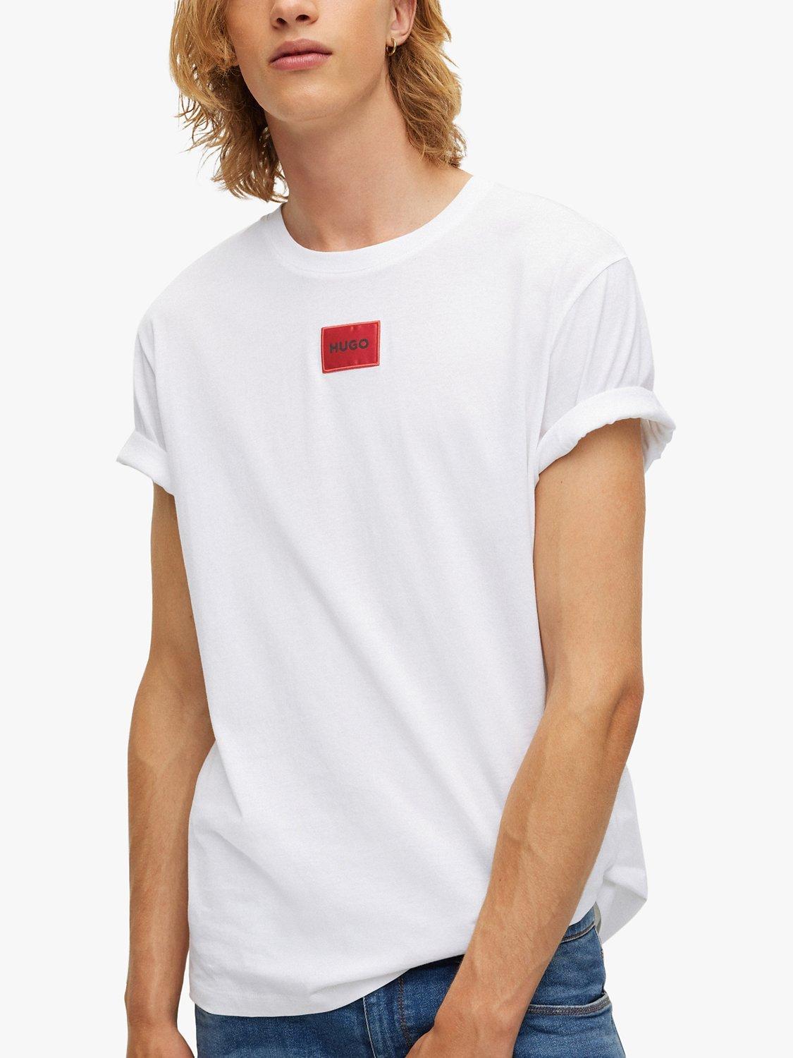 Product image 5 of 5, which shows HUGO Diragolino Logo T-Shirt, White, XS