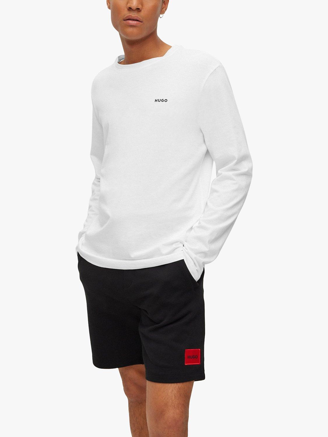 HUGO Derol Long Sleeve T-Shirt, White