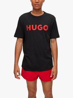 HUGO Dulivio Logo T-Shirt, Black