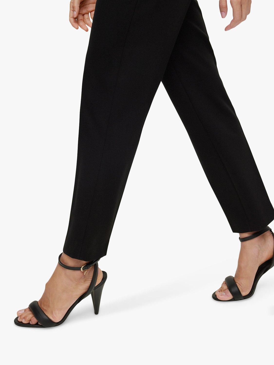 Product image 5 of 5, which shows BOSS Tilunara Regular Fit Trousers, Black, 4