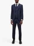 HUGO BOSS Leon Regular Fit Wool Blend Suit Trousers