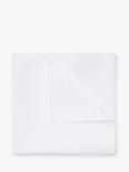 HUGO BOSS Cotton Pocket Square, White