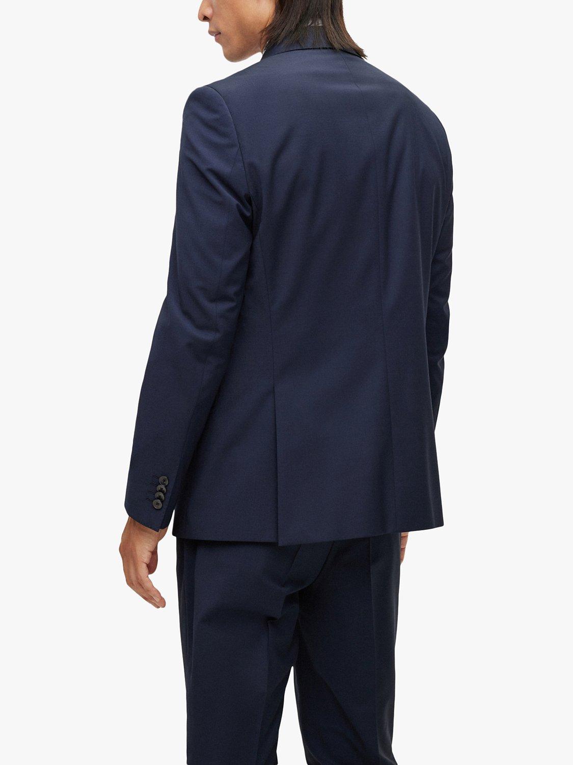 Product image 2 of 6, which shows BOSS Jasper Wool Blend Suit Jacket, Dark Blue, 50