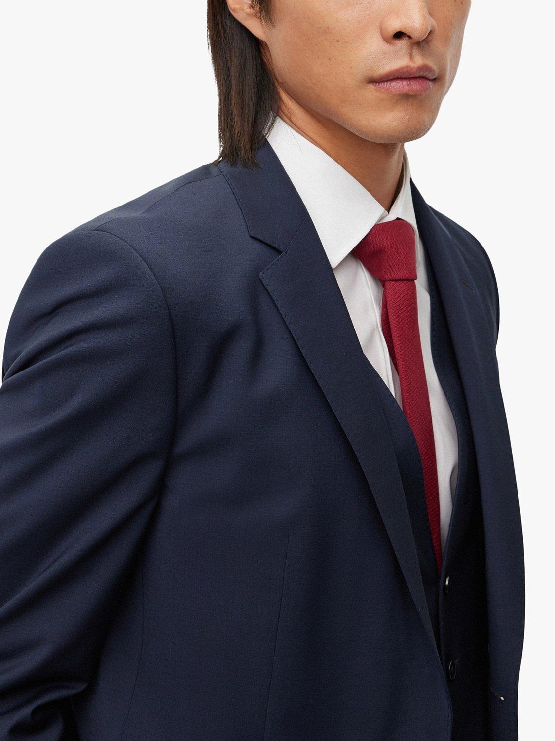 Product image 6 of 6, which shows BOSS Jasper Wool Blend Suit Jacket, Dark Blue, 50