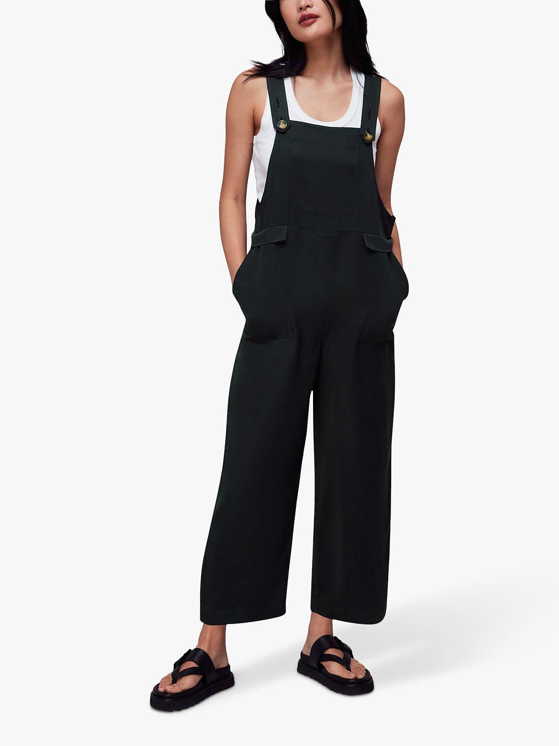 Whistles Riley Dungarees, Black