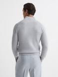 Reiss Trainer Quilted Front Zip Cardigan