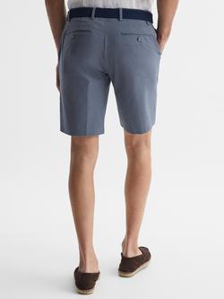 Reiss Wicket Casual Chino Shorts - view 2, Airforce Blue
