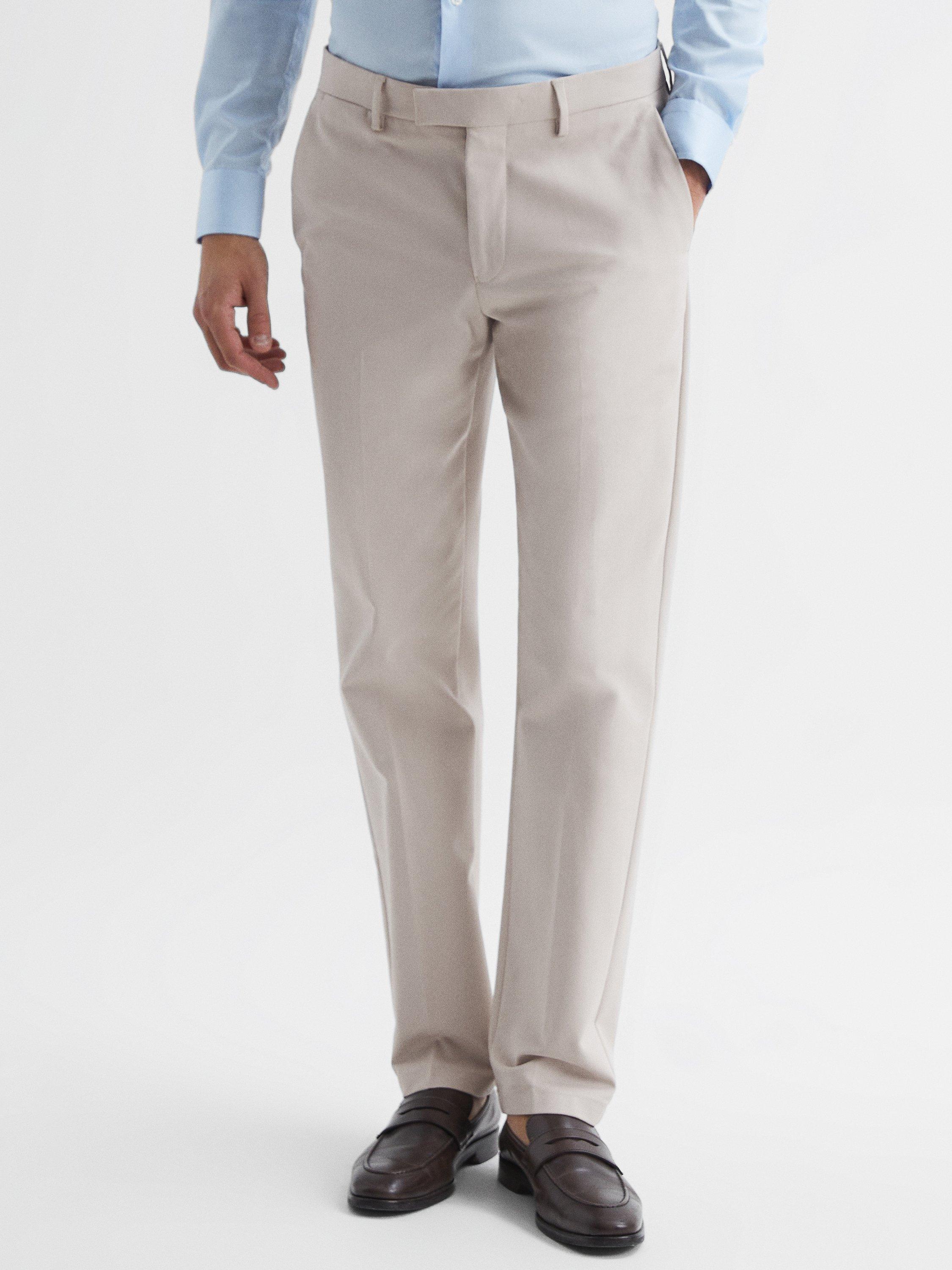 Reiss Eastbury Slim Fit Chinos, Stone
