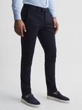 Reiss Eastbury Slim Fit Chinos, Navy