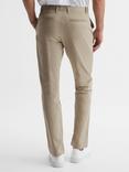 Reiss Pitch Slim Fit Stretch Cotton Chino Trousers, Stone