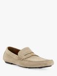 Dune London Bradlay Suede Square Toe Moccasin Loafers