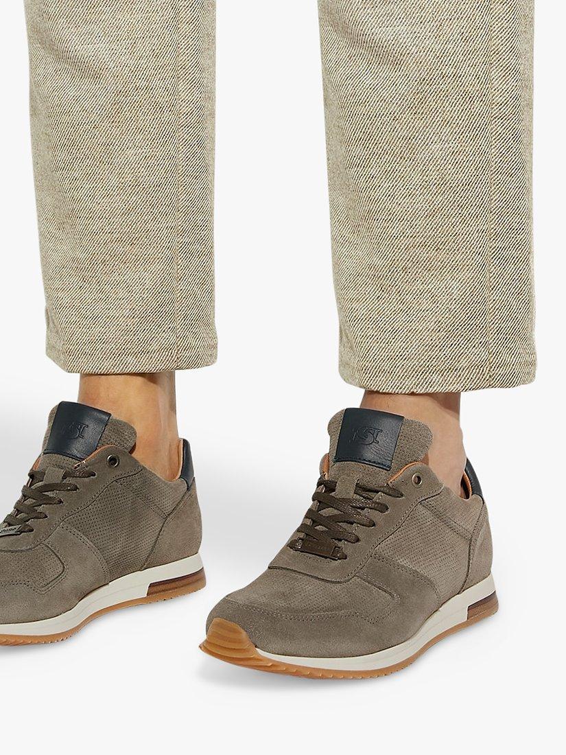 Product image 5 of 6, which shows Dune London Trilogy Suede Runner Trainers, Grey, EU40