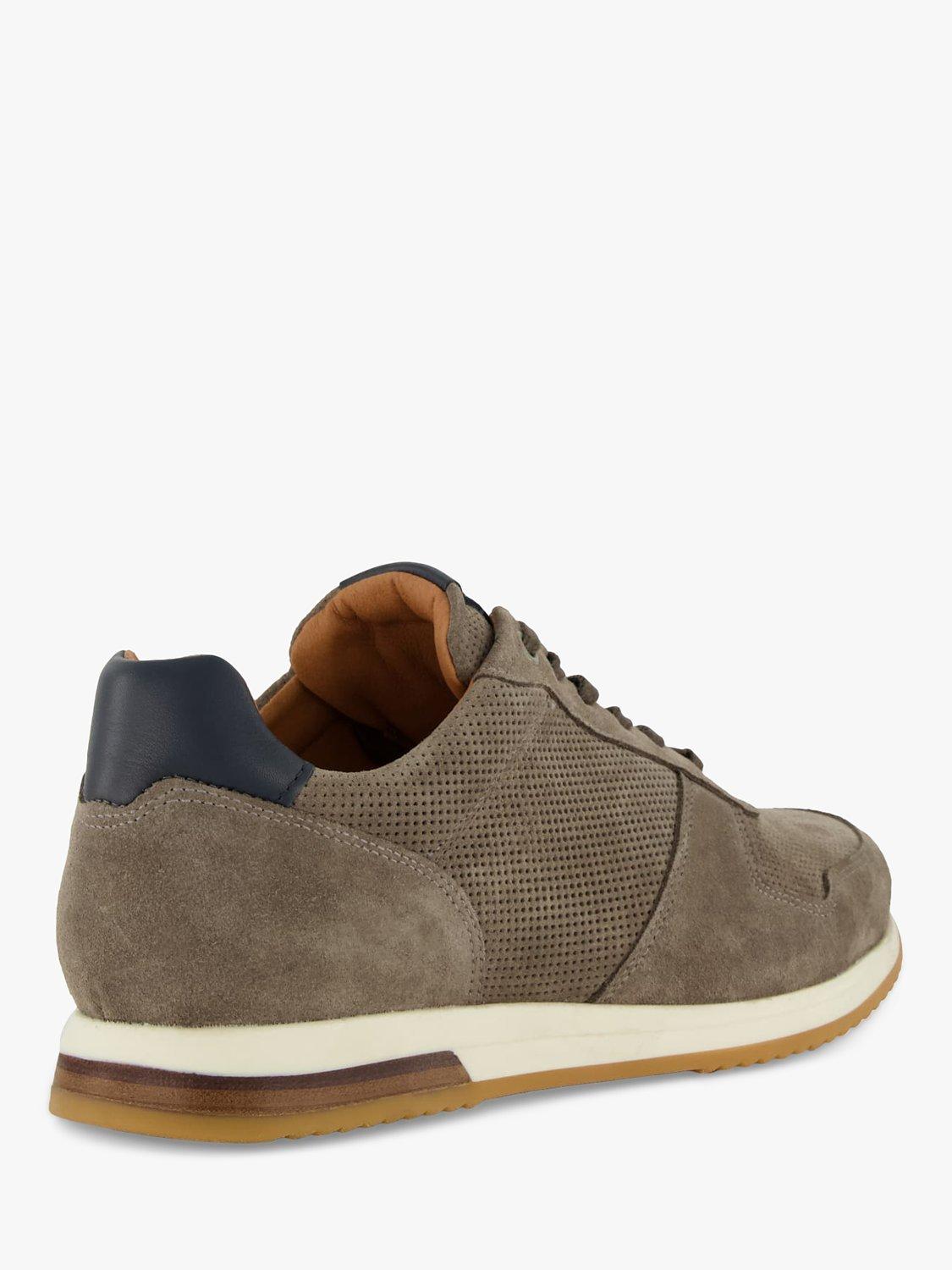 Product image 3 of 6, which shows Dune London Trilogy Suede Runner Trainers, Grey, EU40