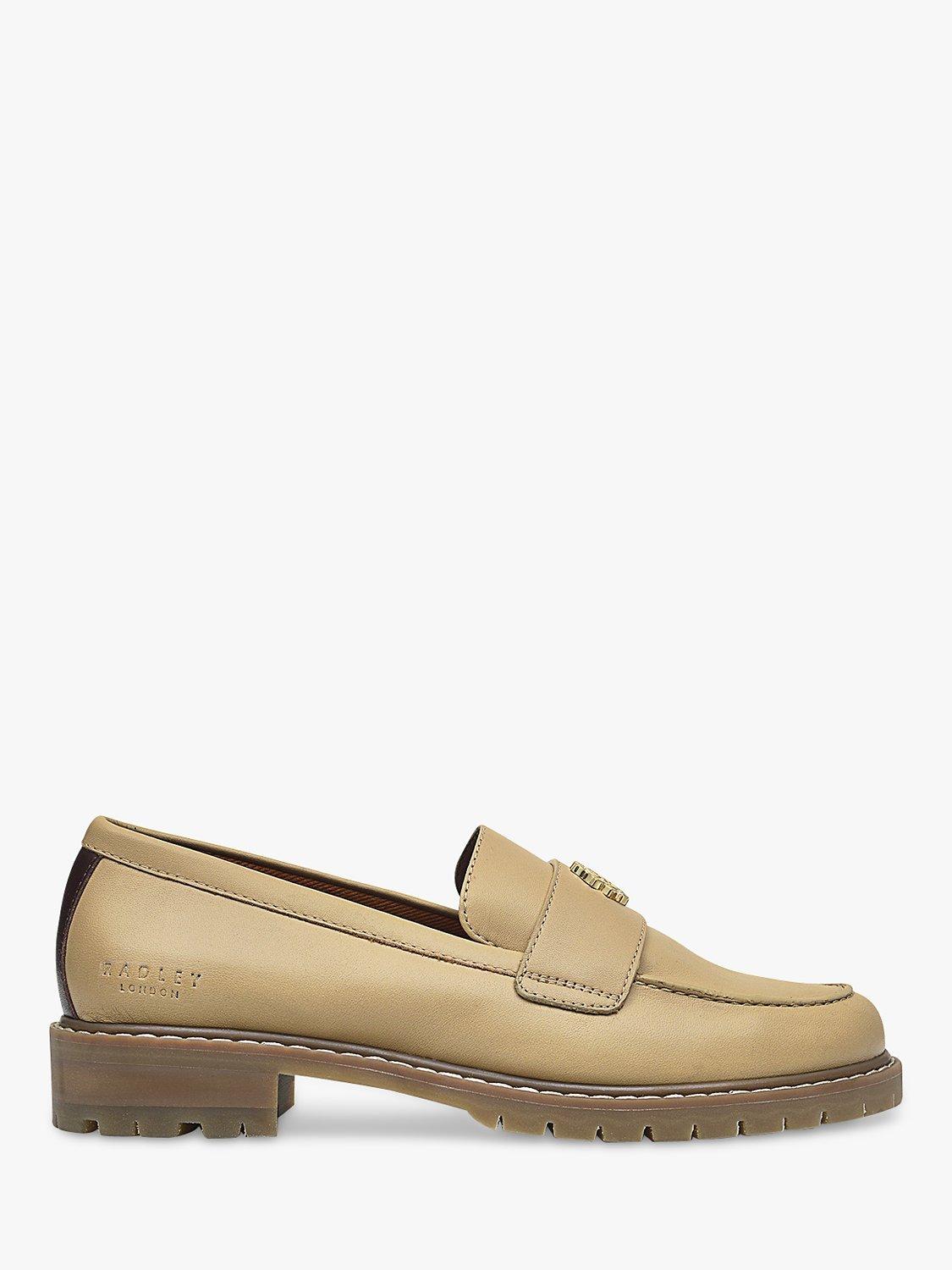 Radley Harwood Row Chunky Leather Loafers, Camel