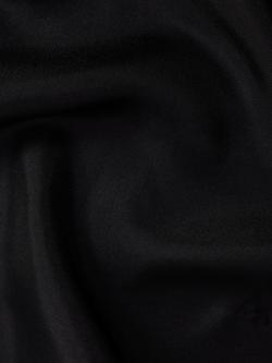 Reiss Ceremony Silk Pocket Square - view 2, Black