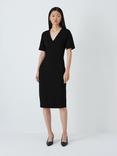 John Lewis Taylor Ponte Short Sleeve Dress